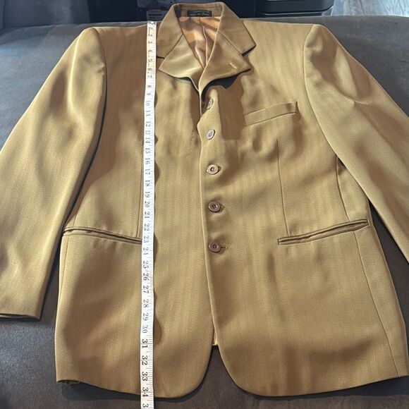 Men's Vicci Uomo 2-Piece Formal Suit Notched Lapel Jacket 42R Pants 33R - Picture 6 of 16